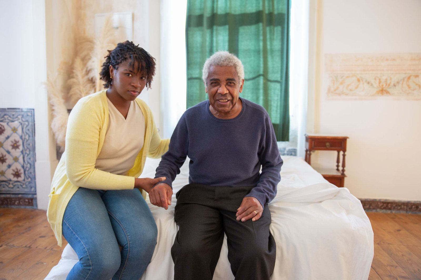 Family member helping a veteran organize records for a mesothelioma latency period VA claim